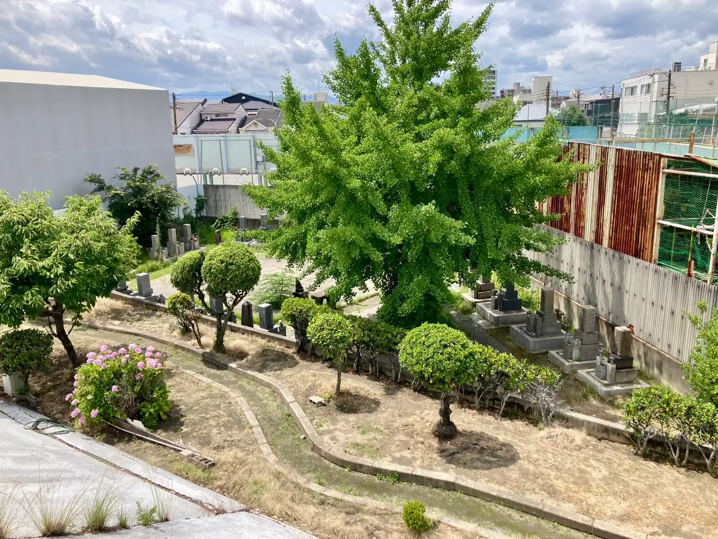 梶ヶ島墓園の風景