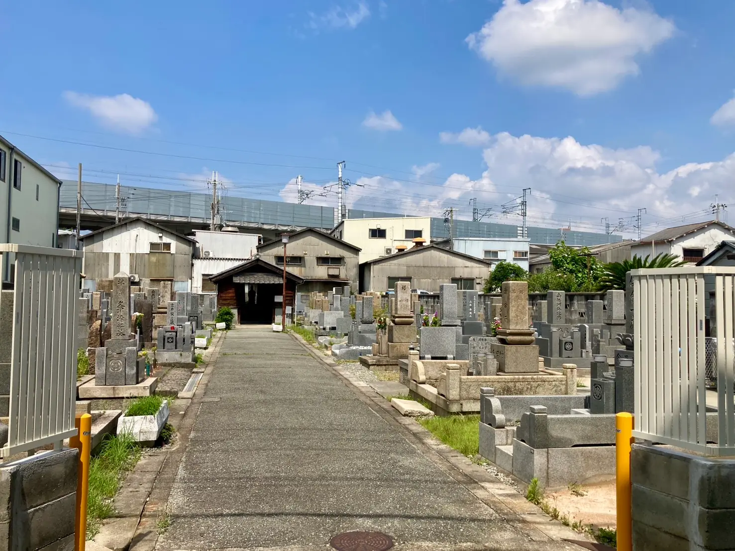 神崎墓地の風景