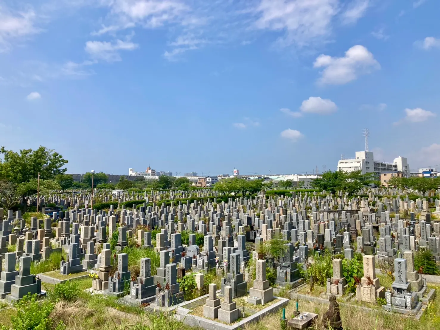 尼崎市の弥生ケ丘墓園