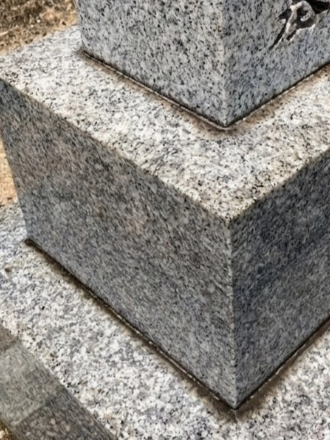 墓石クリーニング施工前の写真