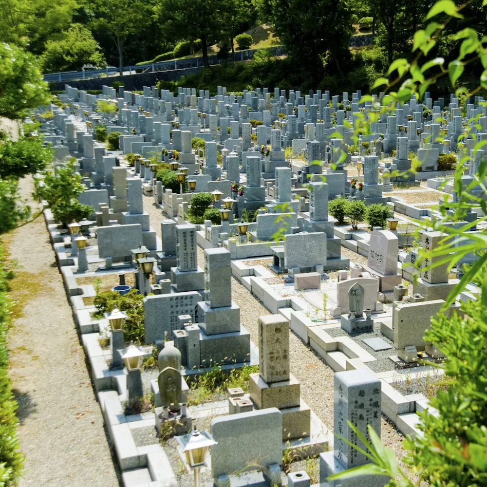 墓誌・灯籠・外柵まで基本対応する様子